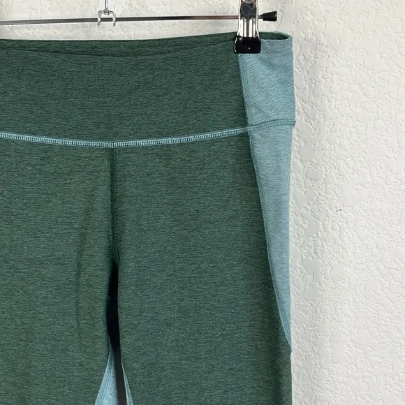 Madewell x Outdoor Voices 3/4 Warmup Leggings Emerald Slate - Picture 3 of 5